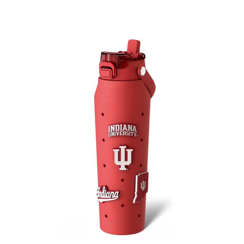 Bottle Buddy 32oz | Indiana Hoosiers | Skin + Budz Bundle